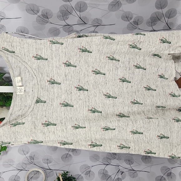 Artisan NY Boho Cactus Linen Tank - Picture 4 of 9